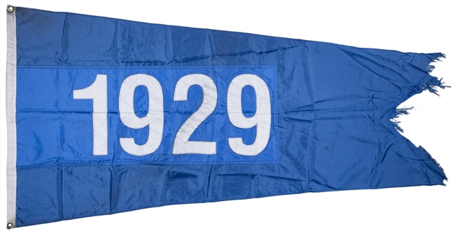 2015 Chicago Cubs "1929" Flag Flown at Wrigley Field